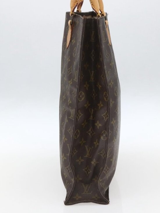 LOUIS VUITTON Monogram Sac Plat Hand Bag M51140 LV Auth BA9399 - Picture 5 of 16